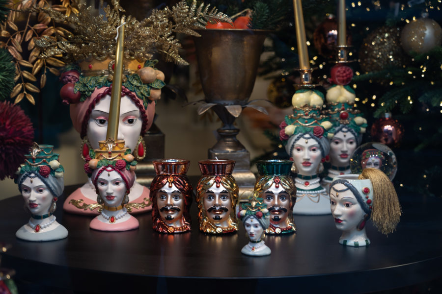 Figurines : têtes de Maure siciliennes