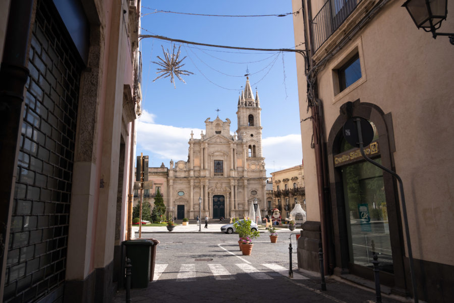 Visite de la ville d'Acireale en Sicile