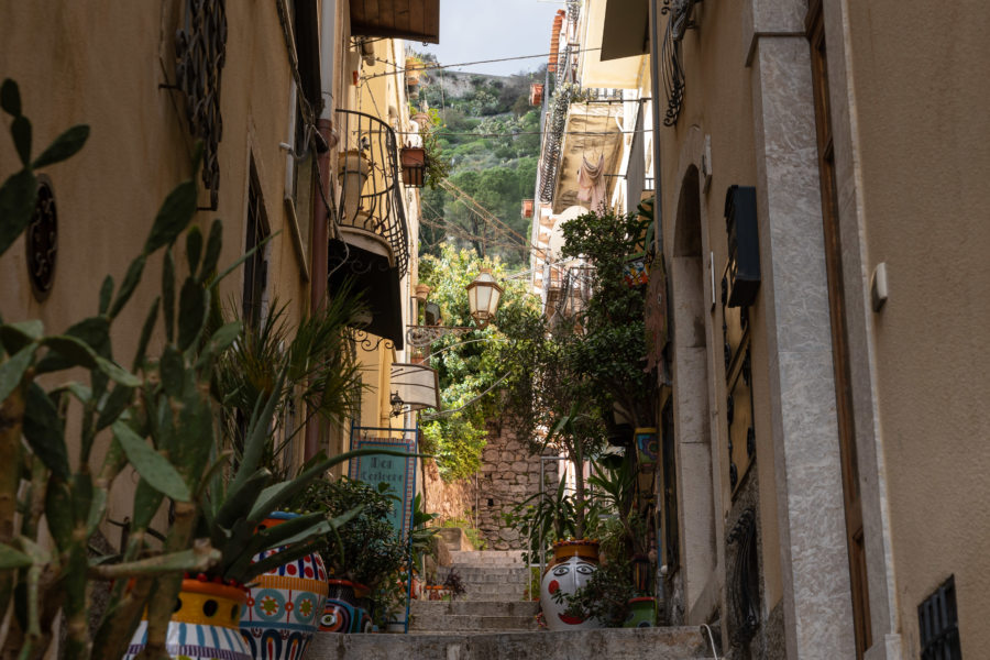 Visite de la ville de Taormina en Sicile
