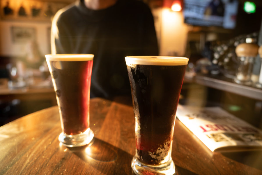 Guinness dans un pub irlandais