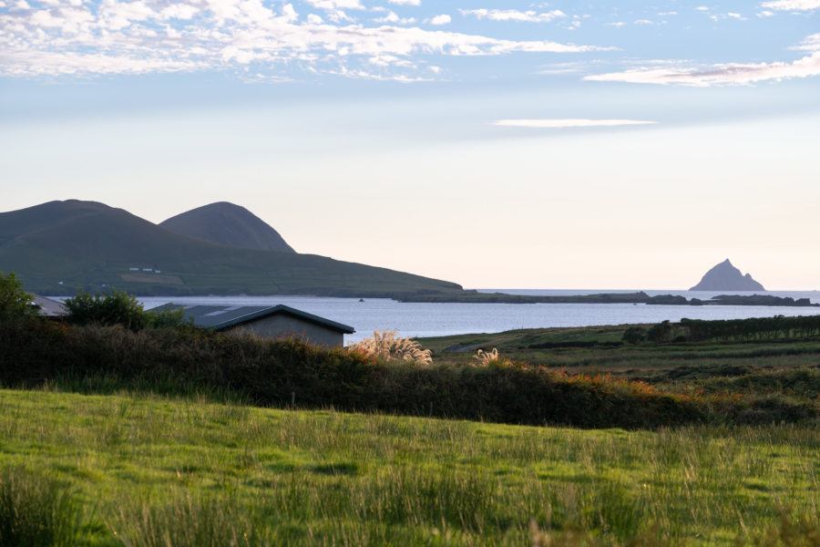 Vue depuis Dunquin, Kerry, Irlande