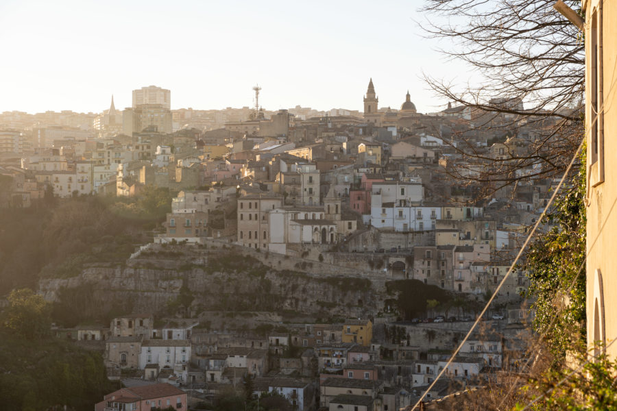 Raguse l'hiver, depuis le sommet de la vielle ville