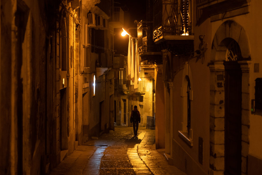 Visite de Raguse en Sicile la nuit