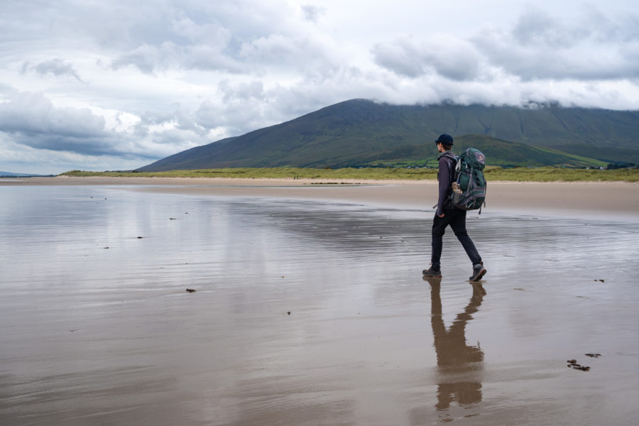 Randonnée sur la Dingle way, Castlegregory beach