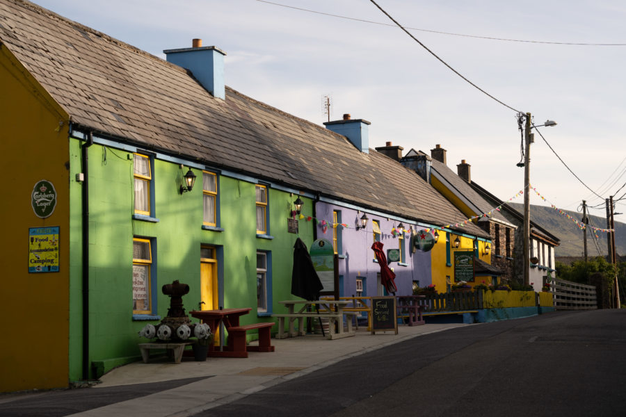 Village de Cloghane, Kerry, Irlande