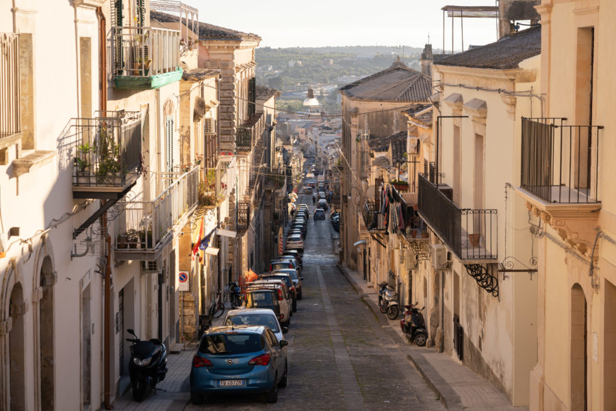 Ville de Noto en Sicile, Italie