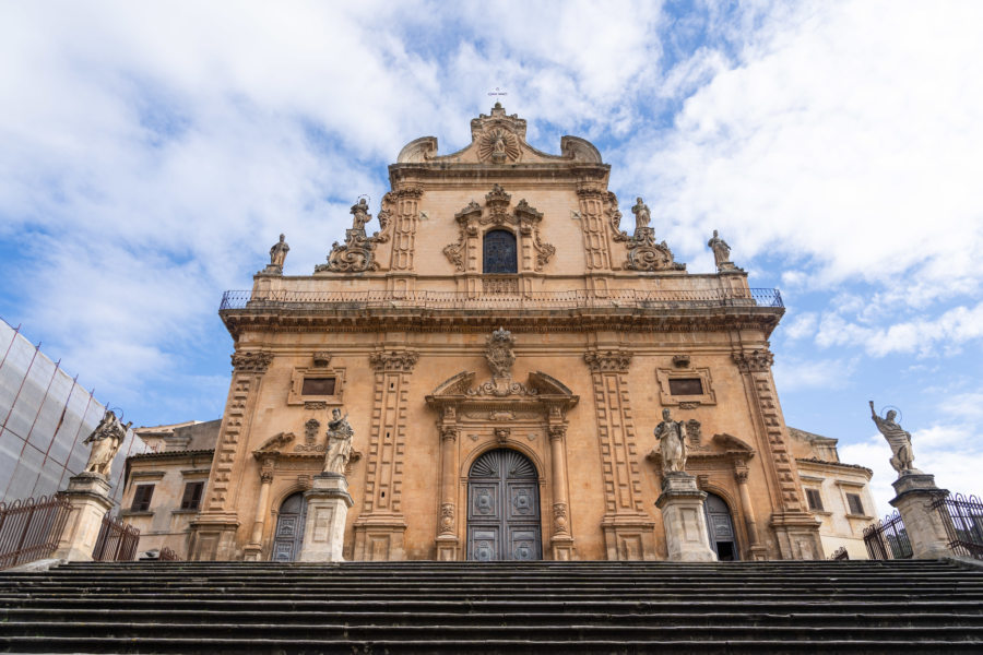 Visite de Modica, église baroque de San Pietro