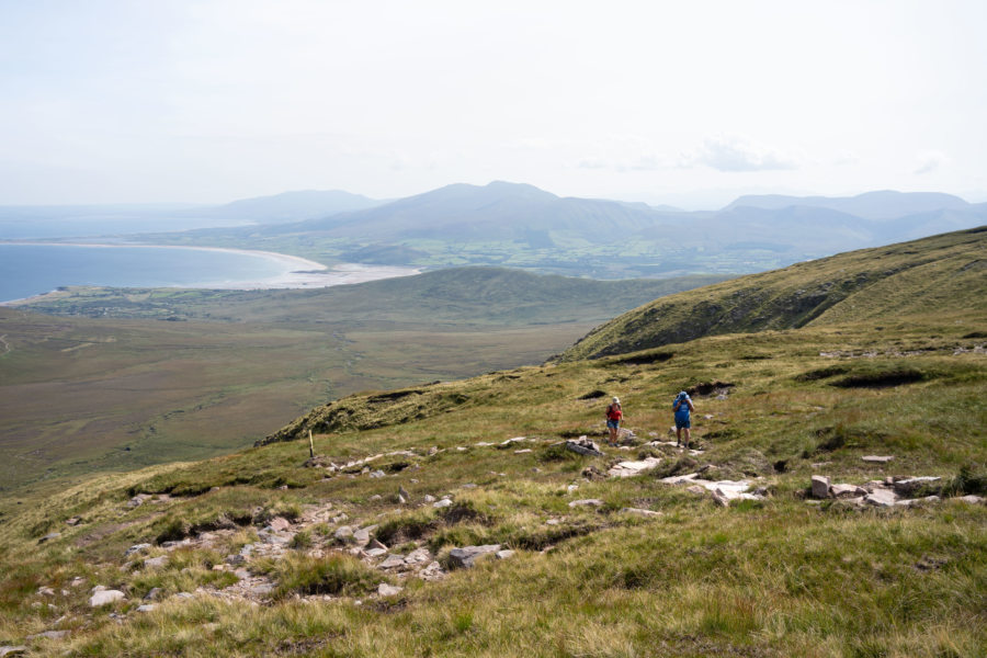 Vue depuis le Mount Brandon, péninsule de Dingle