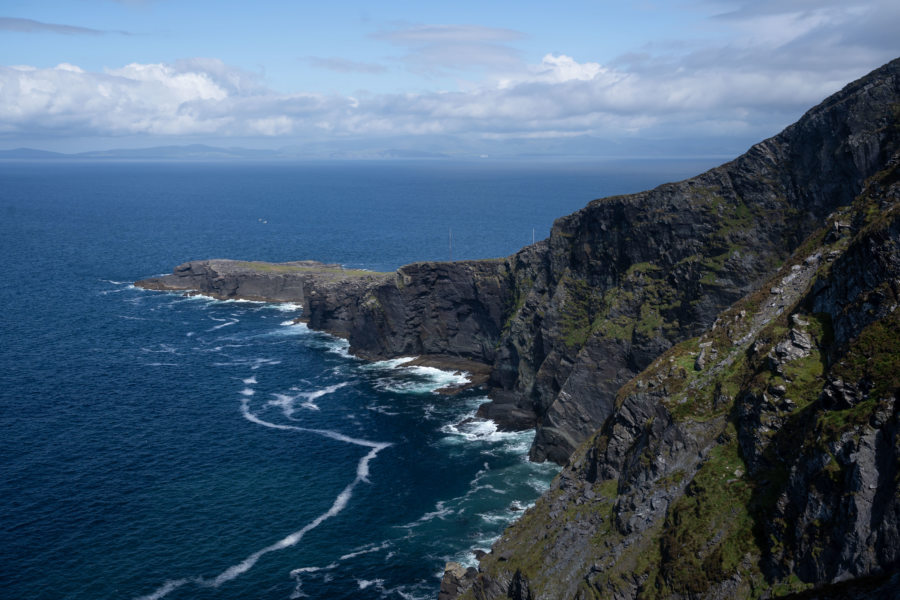 Falaises de Geokaun sur l'île de Valentia, Irlande