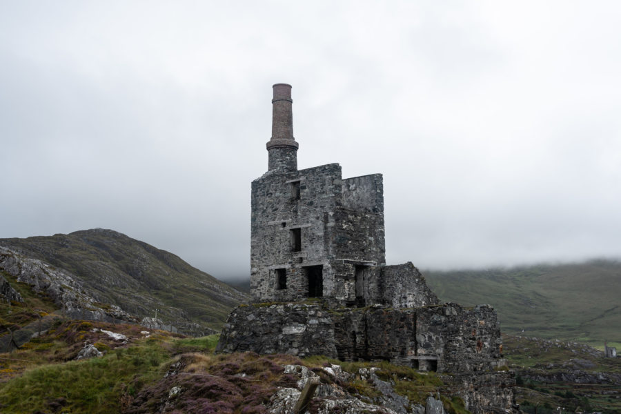 Mine de cuivre à Allihies, péninsule de Beara