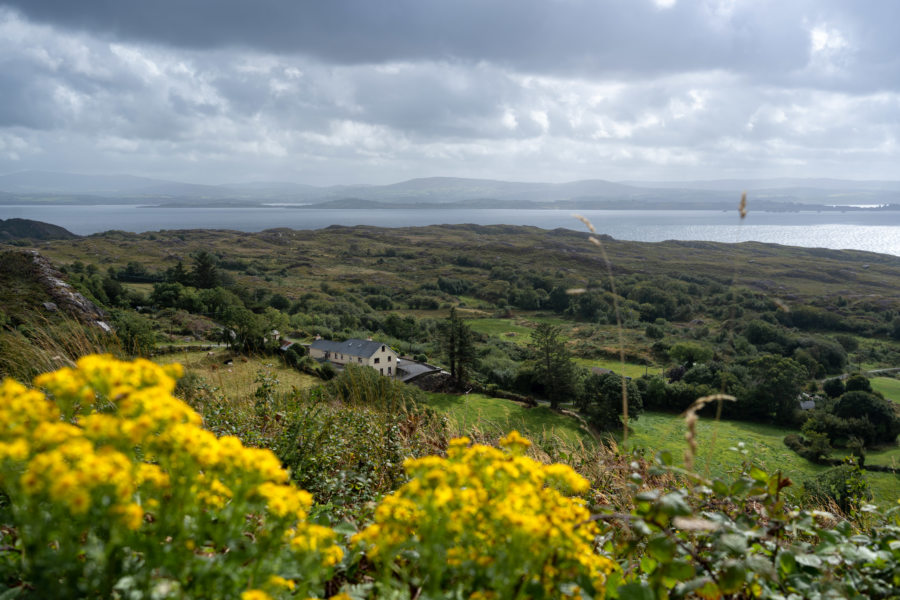 Paysages de la péninsule de Beara entre Glengarriff et le Healy Pass