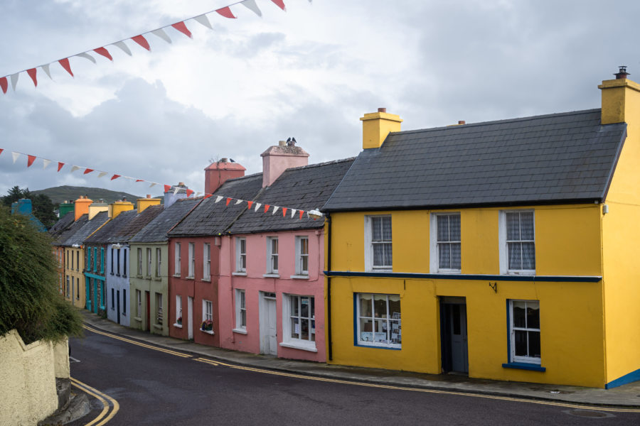 Village coloré d'Eyeries en Irlande