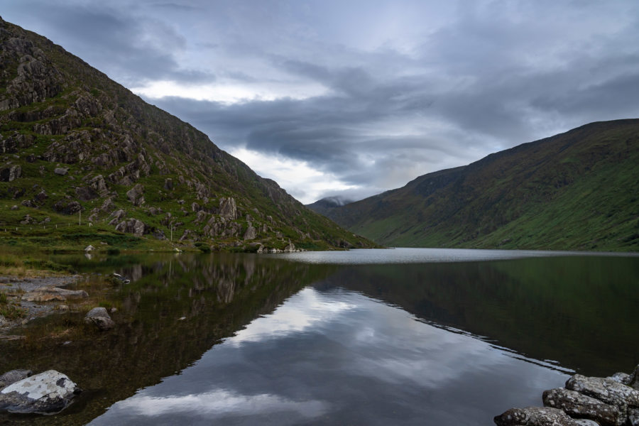 Glenbeg lough, lac à Beara, Irlande