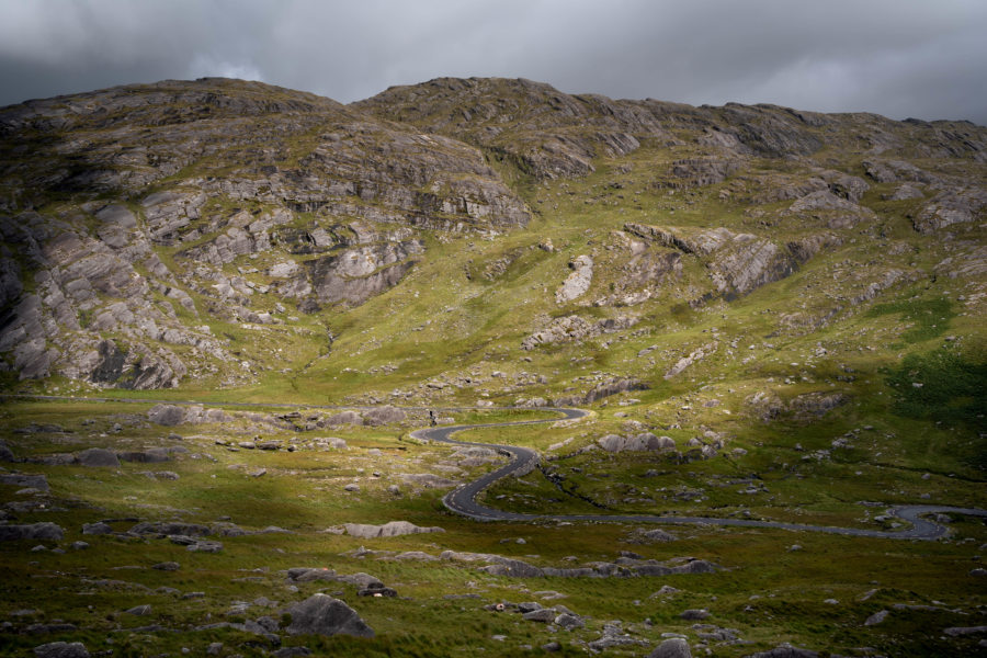 Healy Pass sur la péninsule de Beara, paysage d'Irlande