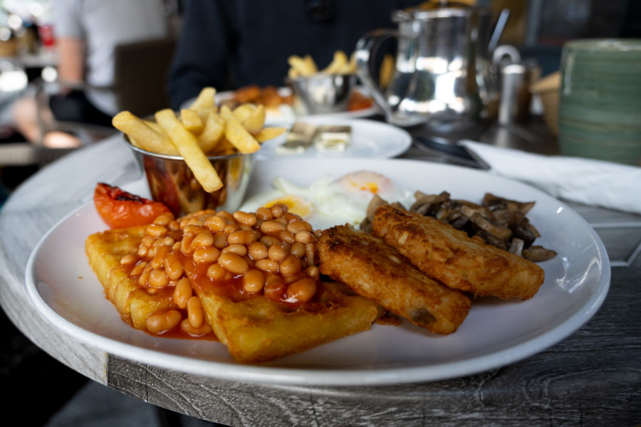 Petit déjeuner irlandais typique