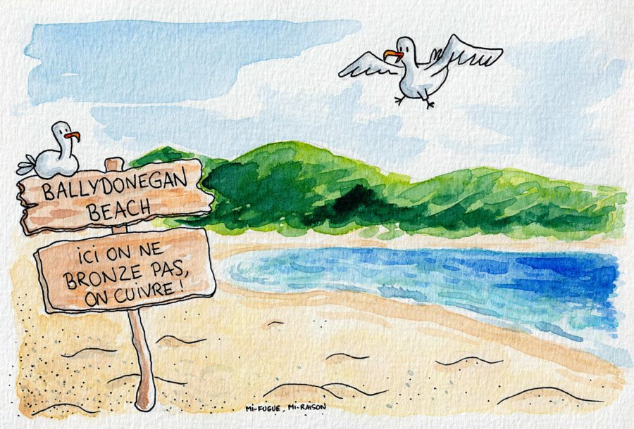 Dessin de la Ballydonegan Beach