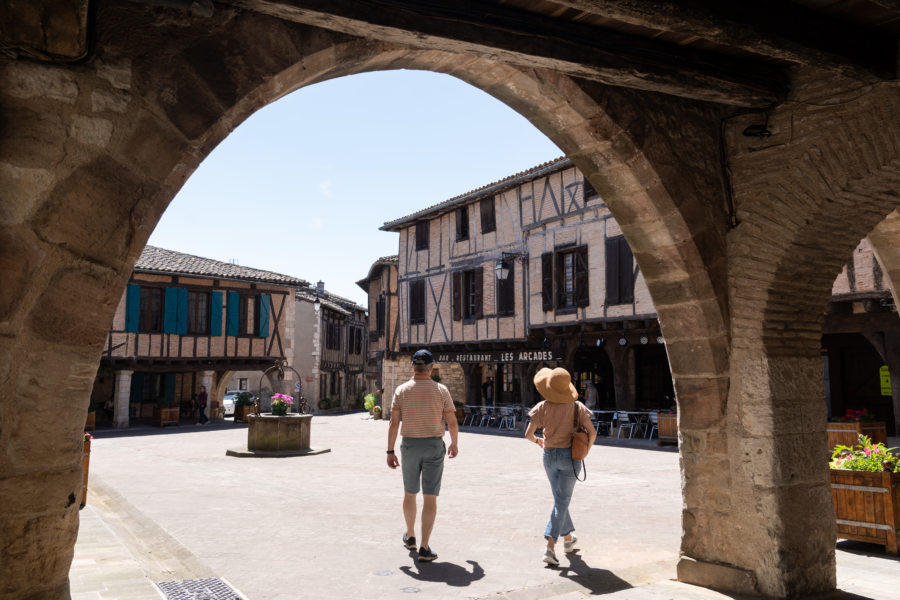 Castelnau de Montmiral, village du Tarn