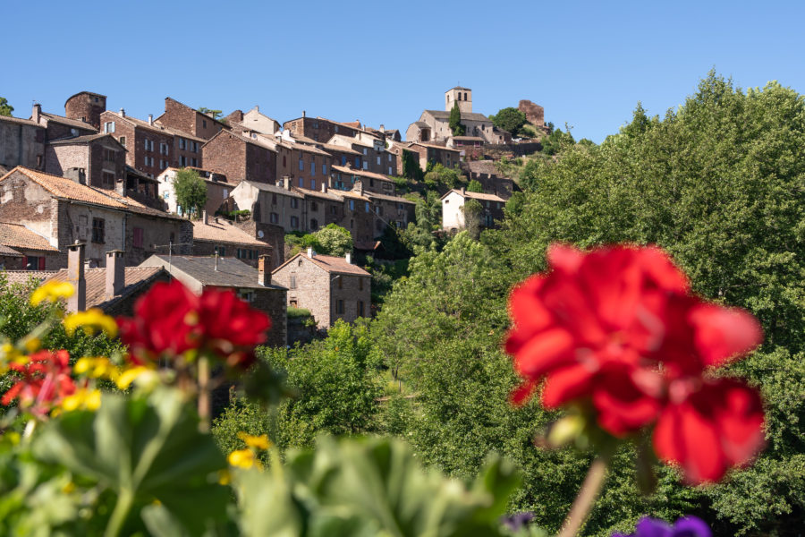 Village de Combret dans l'Aveyron
