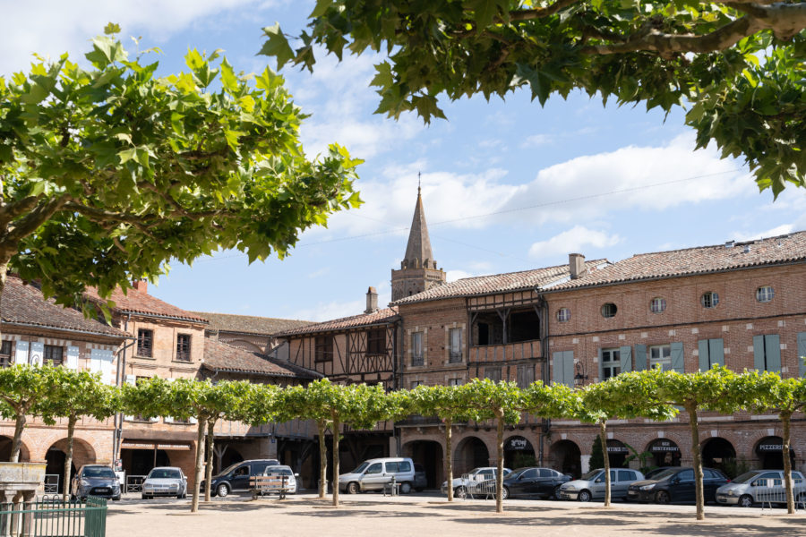 Village de Lisle-sur-Tarn, bastide du sud-ouest