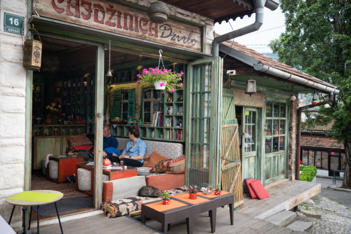 Salon de thé à Sarajevo