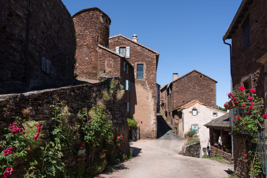Joli village de Combret, Aveyron