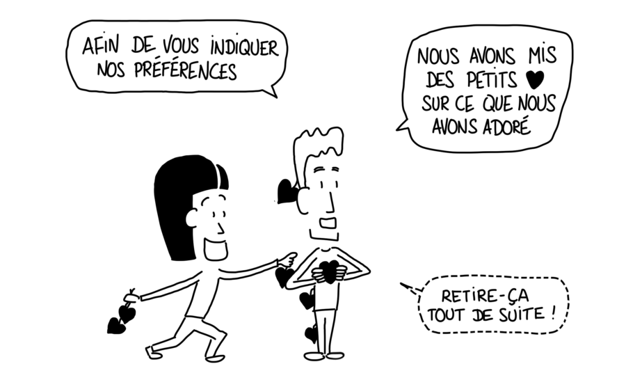 Dessin : mettre des petits cœurs