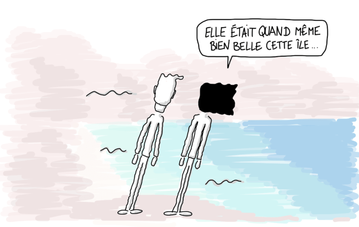 Dessin : elle était bien cette île !