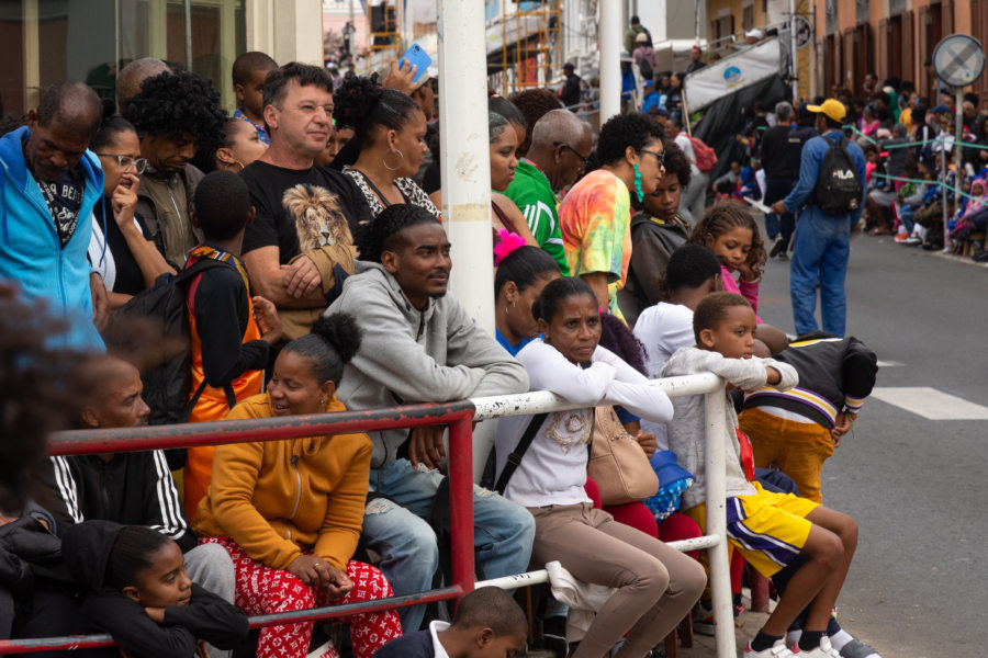 Public au carnaval de Mindelo, Sao Vicente, Cap Vert