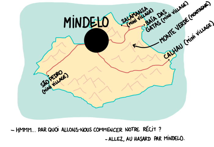 Carte de l'île de São Vicente