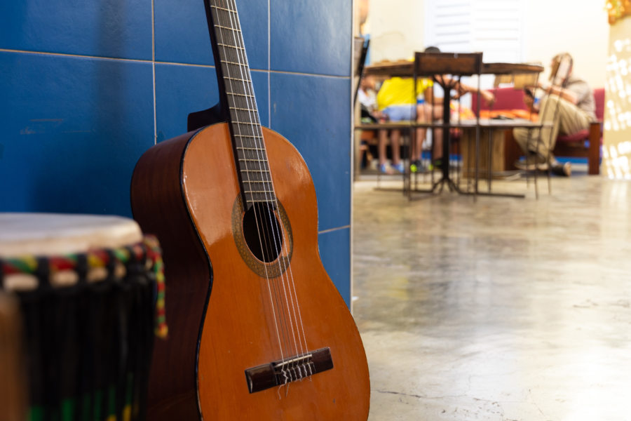 Guitare, musique au Cap Vert