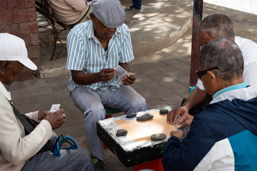 Joueurs de carte à Mindelo, Sao Vicente