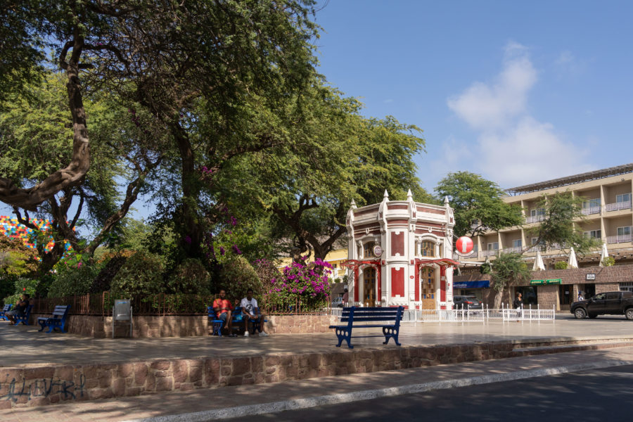 Kiosque de la Praça Nova à Mindelo, Cap Vert