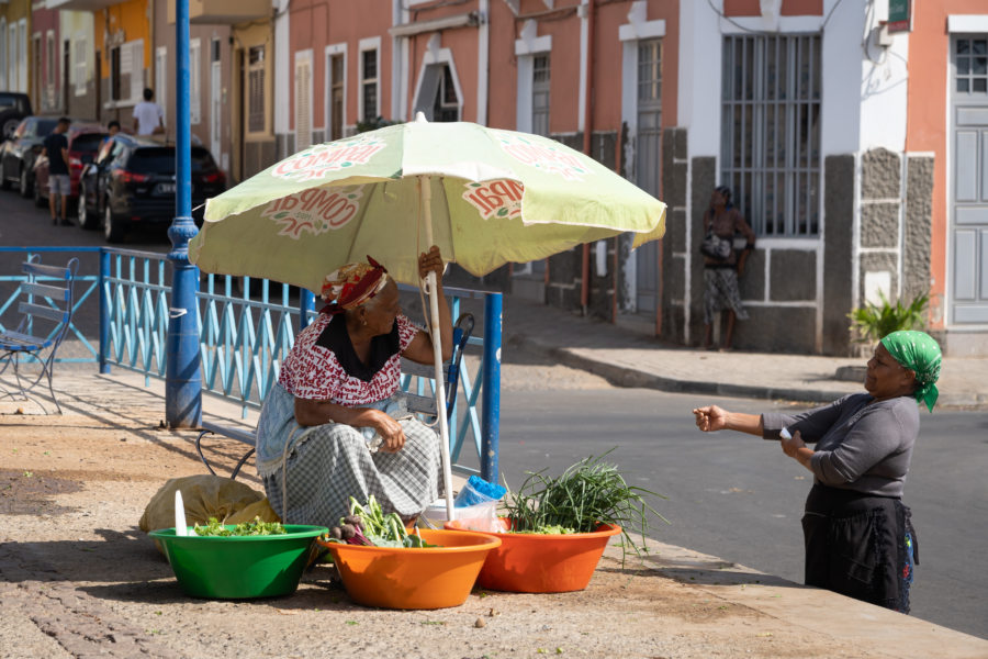 Marché africain, Praça Estrela à Mindelo