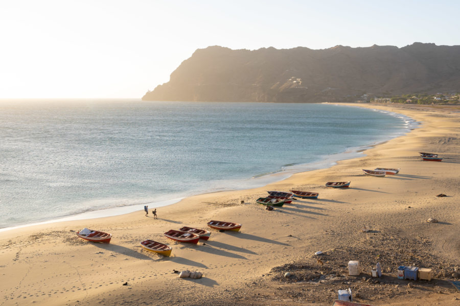 Plage de Sao Pedro, île de Sao Vicente