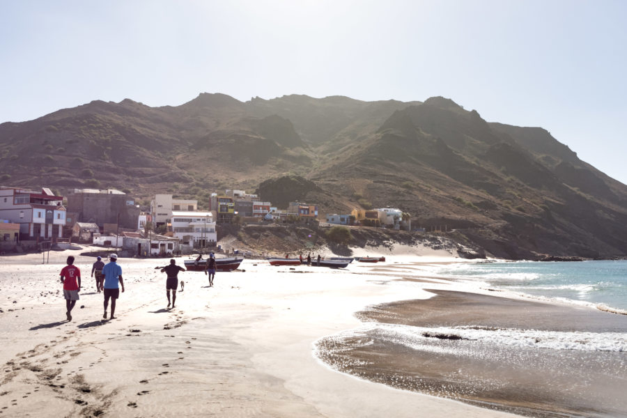 Plage de Sao Pedro, île de Sao Vicente