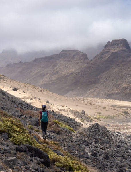 Randonnée sur la côte est de Sao Vicente au Cap Vert