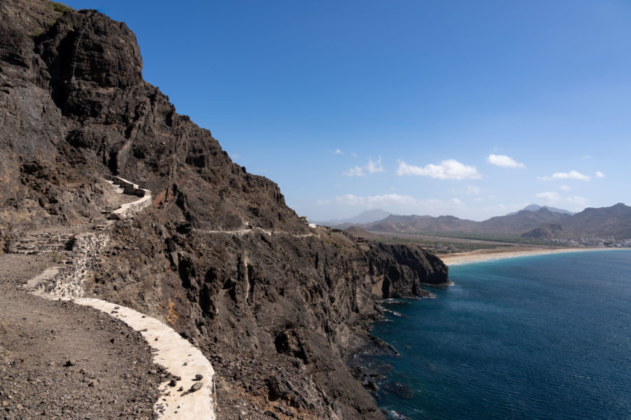 Randonnée vers le phare de Dona Amelia, Sao Pedro, Sao Vicente