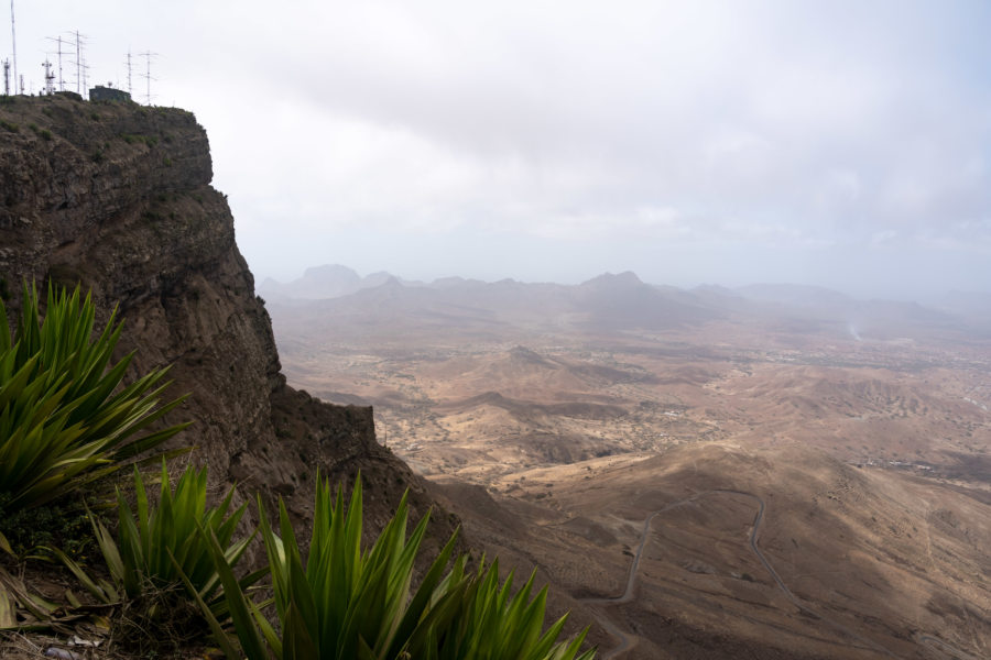 Au sommet du Monte Verde, île de Sao Vicente