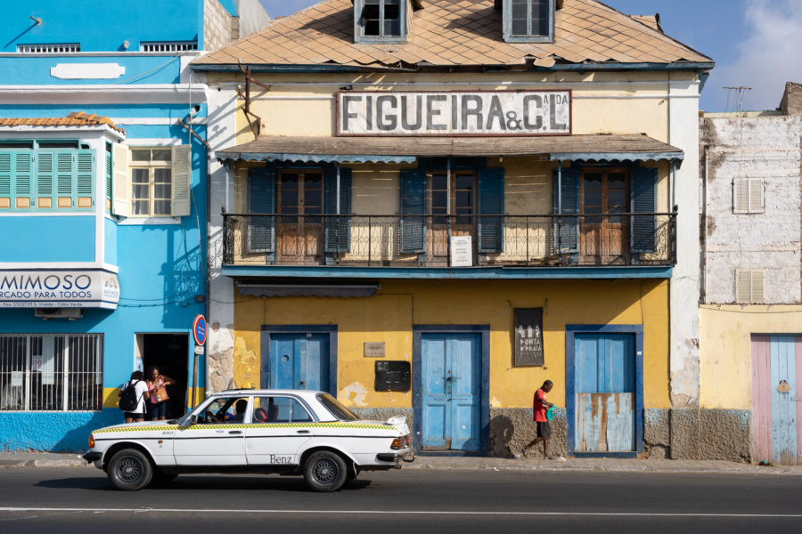 Visite de Mindelo au Cap Vert, vieille maison coloniale