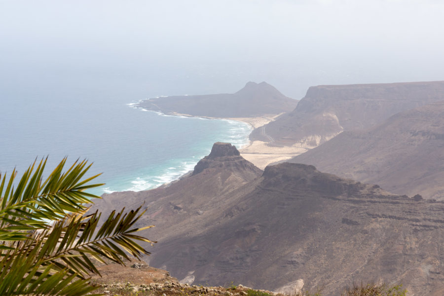 Vue sur Calhau depuis le Monte Verde, Sao Vicente