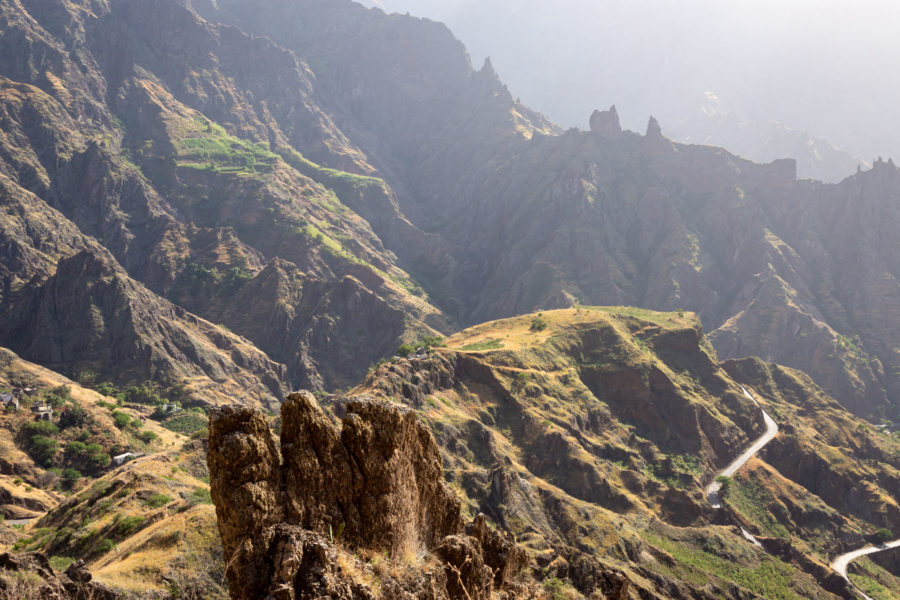 Garça, paysage de montagne à Santo Antao