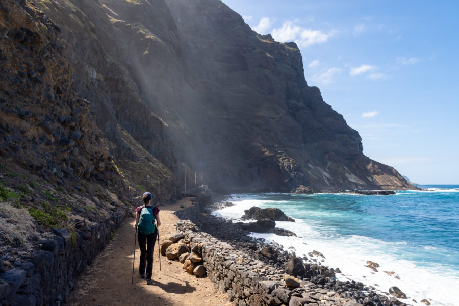 Randonnée côtière à Santo Antao, de Ponta do Sol à Cruzinha