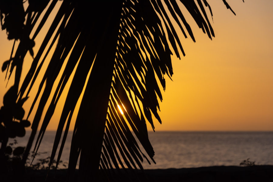 Coucher de soleil à Tarrafal sur l'île de Santo Antao