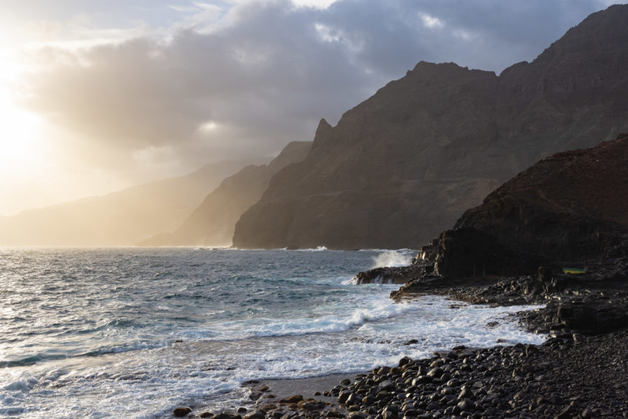 Lever de soleil à Ponta do Sol sur l'île de Santo Antao