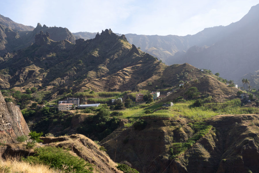 Voyage au Cap-Vert : paysage de l'île de Santo Antao