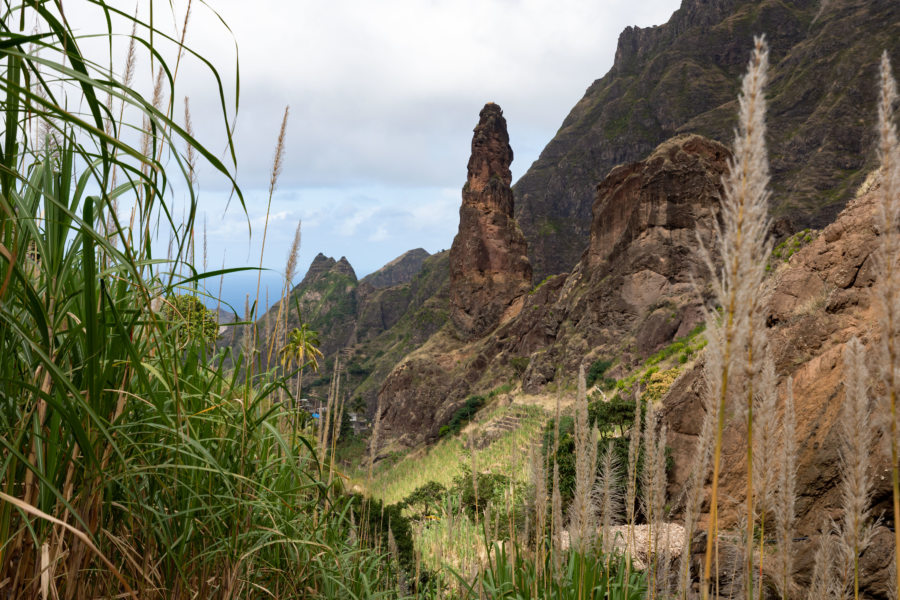 Vallée de Ribeira Grande sur l'île de Santo Antao