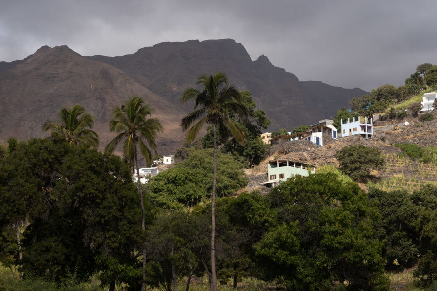 Village de Tarrafal sur l'île de Santo Antao au Cap-Vert