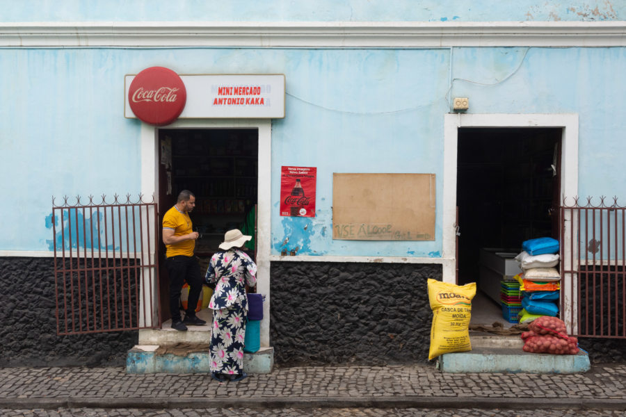 Boutique de Sao Filipe au Cap-Vert, île de Fogo