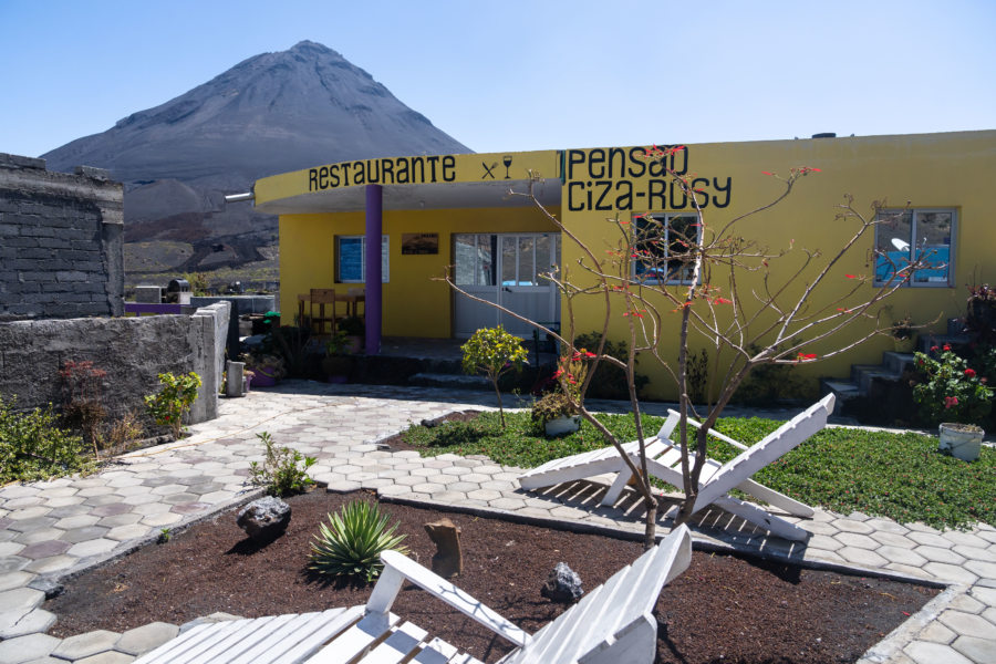 Hôtel dans la caldeira de Fogo : Ciza et Rosy