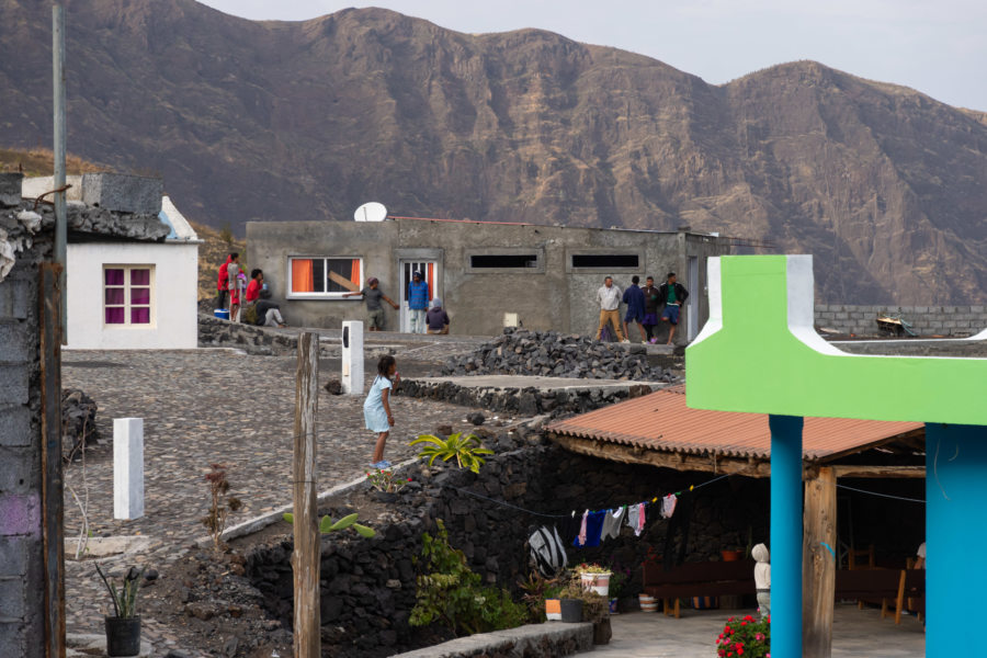 Village de Portela à Cha das caldeiras, au pied du Fogo